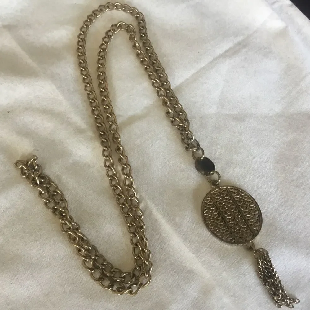 $10 ea or 3/$20. Goldtone Pendant Necklace